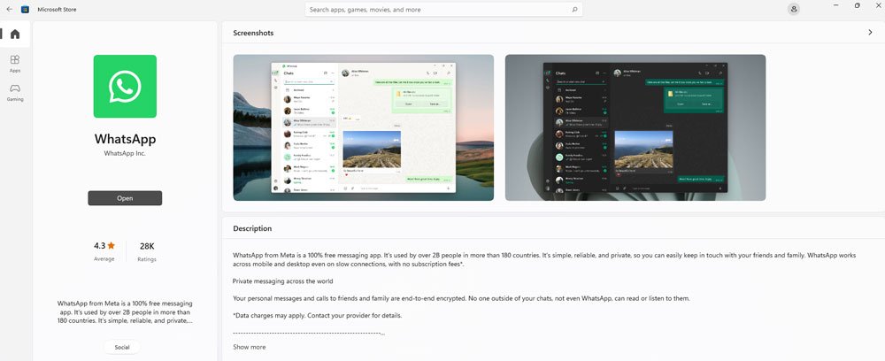 Mettre à jour WhatsApp