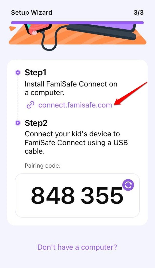 Instalar FamiSafe en una computadora