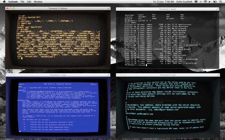 Cathode - Terminal Pour Mac
