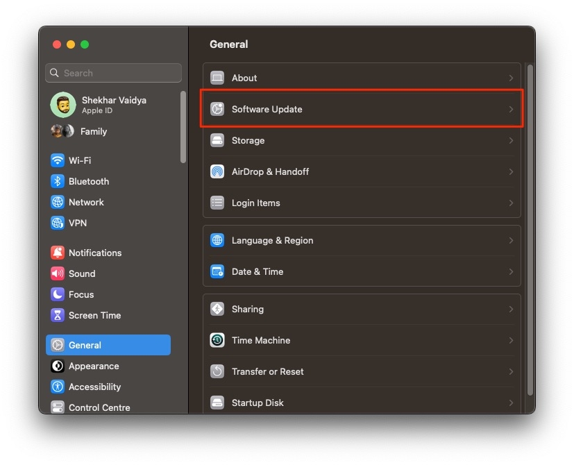Обновите macOS - трекпад MacBook не щелкает