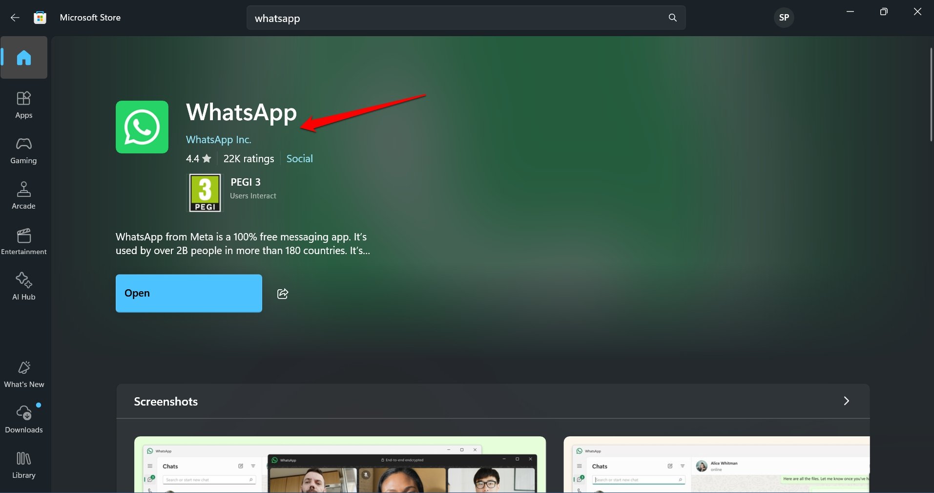 instalar la última versión del cliente de escritorio de Whatsapp