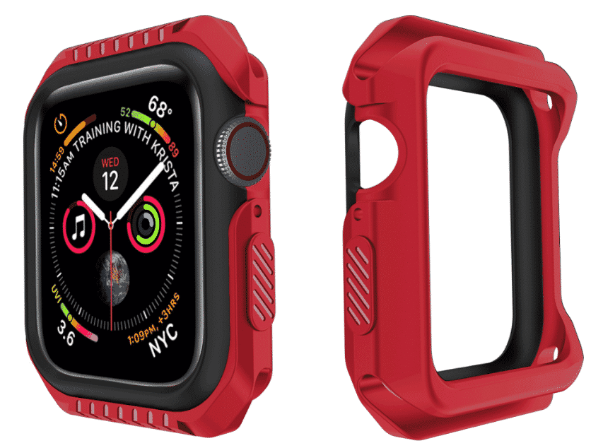 Esta es la Funda de Armadura Dura para Apple Watch Series 5 de 44 mm y 40 mm.