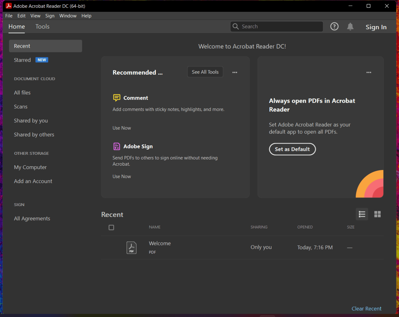 2 - Ouvrir eBook dans Adobe Acrobat sur Windows