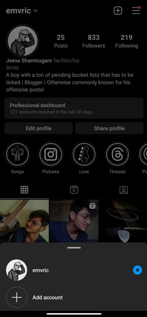 Instagramが頻繁にログアウトする