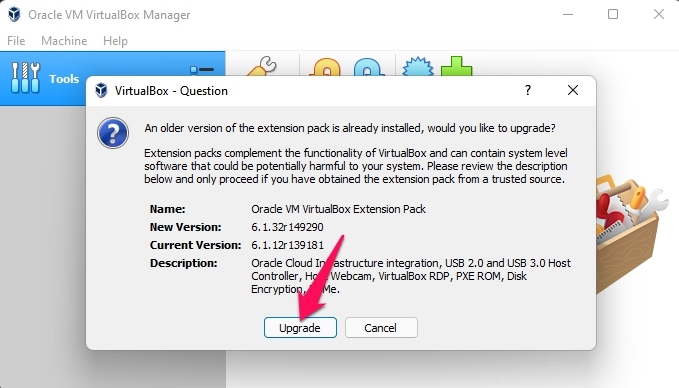 VirtualPack Extension 설치-1