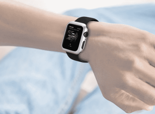 Esta es la Funda de Marco de Lujo para Apple Watch Series 5 de 44 mm y 40 mm.