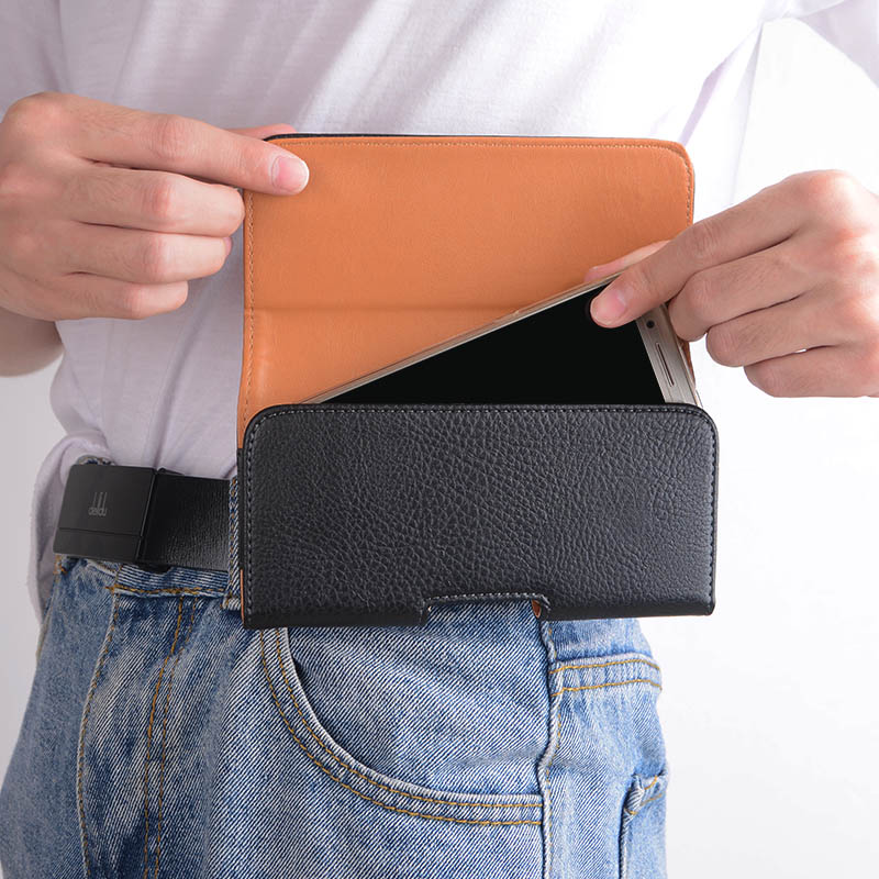 Custodia Pouch in Pelle per iPhone 13