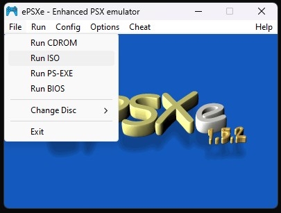 ISO ausführen ePSXe