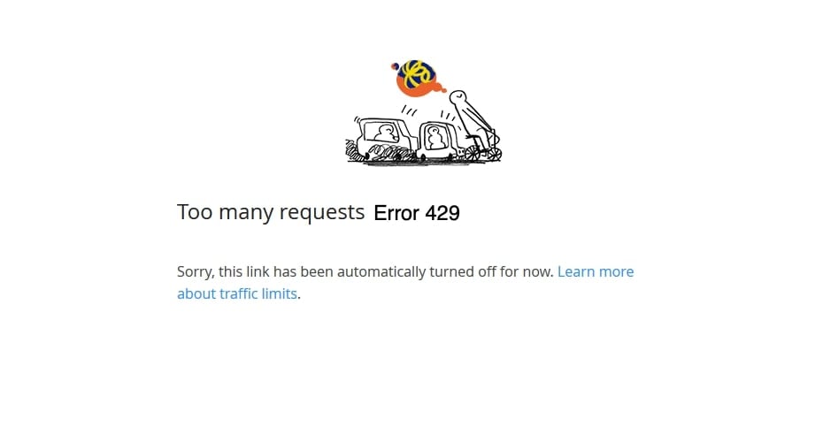 Dropbox Fehler 429