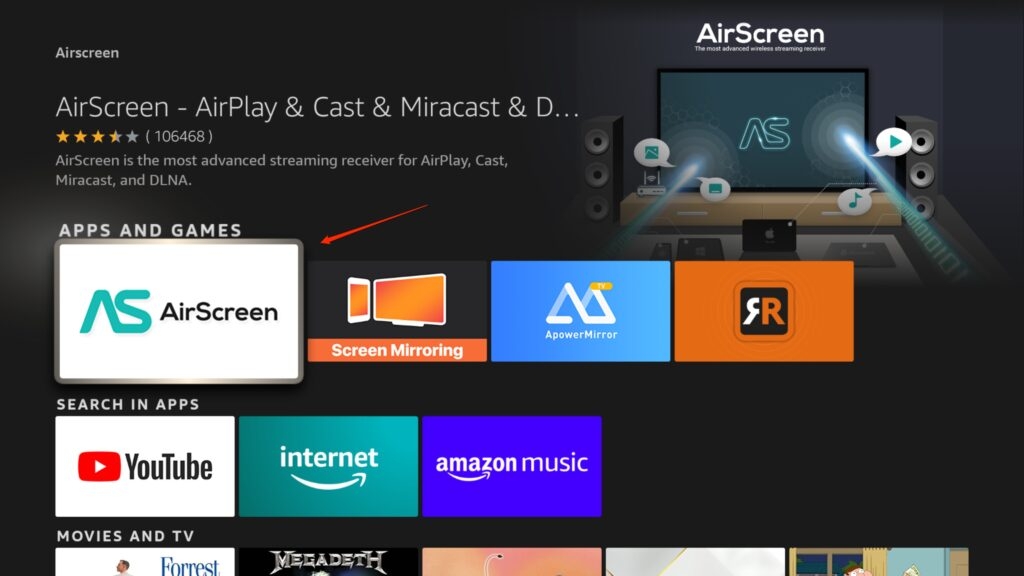 AirScreen Fire TV - Oculus Quest 2 auf Firestick streamen