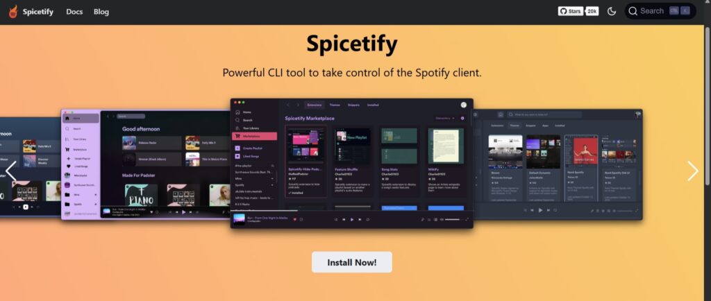 Come installare Spicetify Spotify