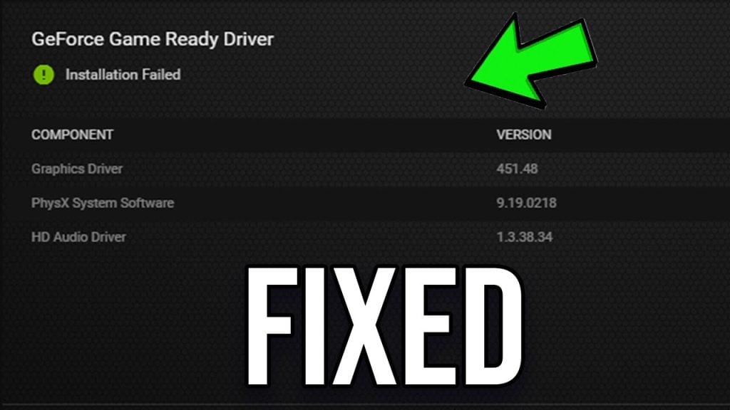 Correzione: L'installazione del driver GeForce Game Ready non può continuare