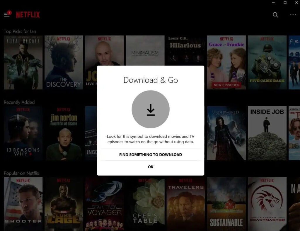 Baixar Títulos e Ativar o Modo Avião - Muitas pessoas estão usando sua conta Netflix