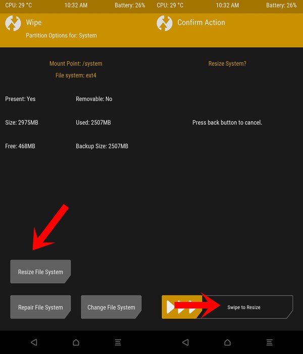 Errore 70 Durante l'Installazione di Gapps in TWRP