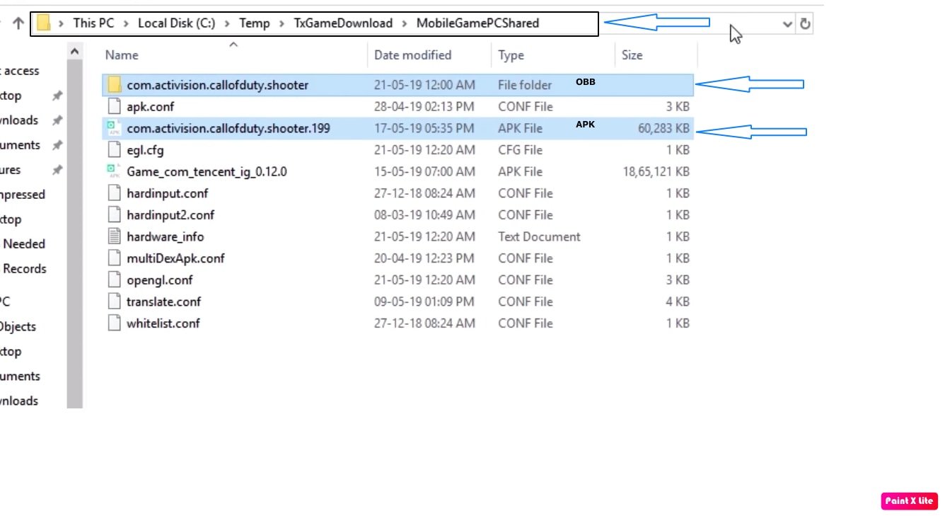 OBB und APK im Temp speichern