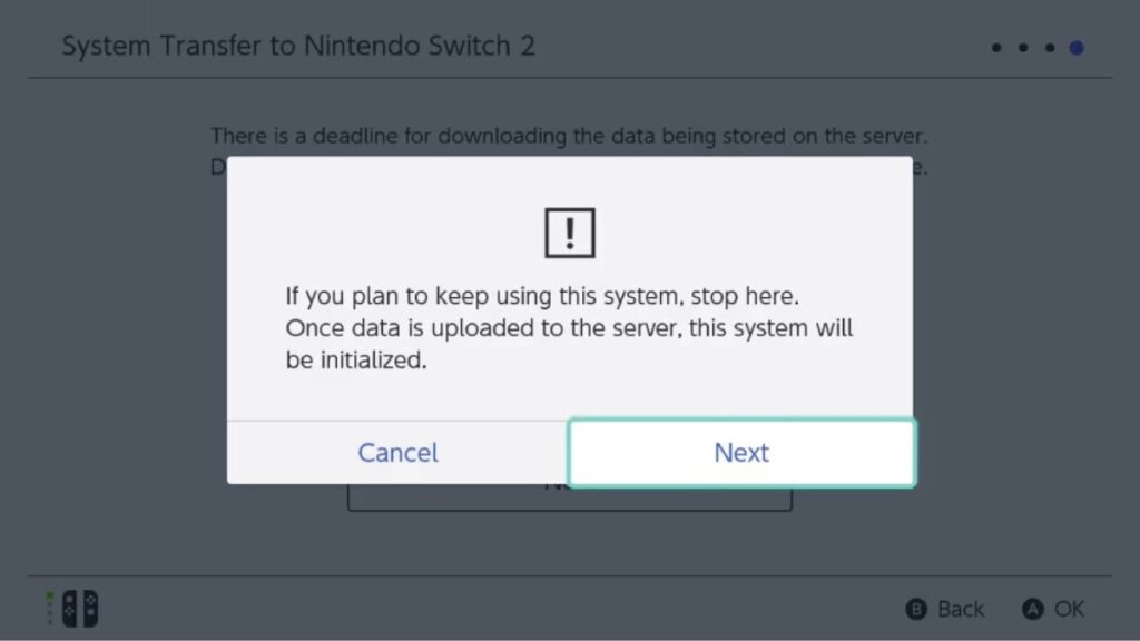 Transferir Dados do Nintendo Switch para o Switch 2