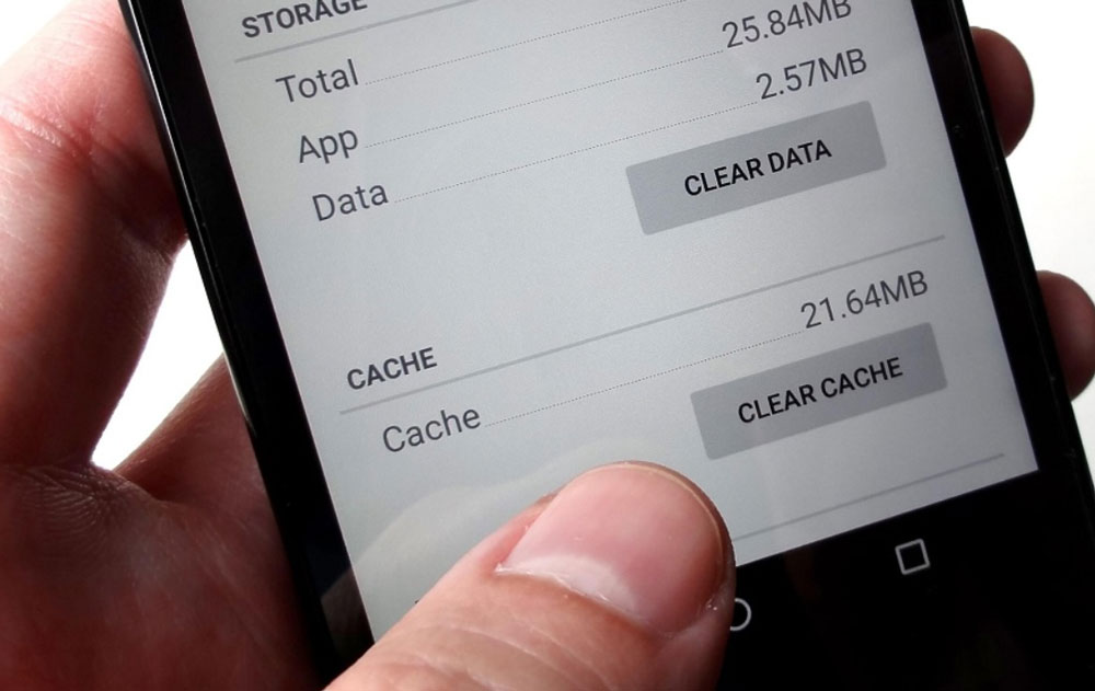 Cancella i Dati della Cache dell'App Fotocamera