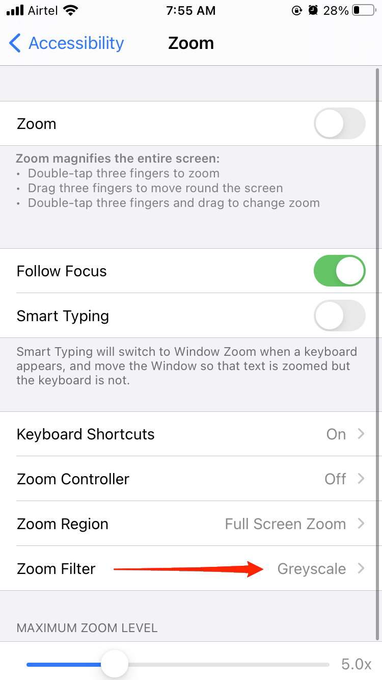 filtri zoom iphone