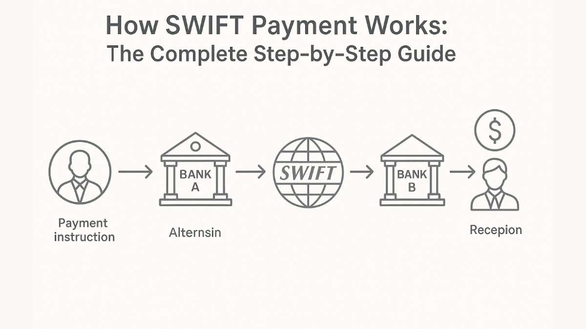 SWIFT 결제 작동 방식: 완벽한 단계별 가이드