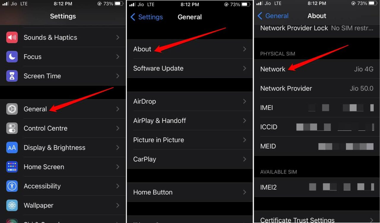 installer la mise à jour de l'opérateur sur iPhone