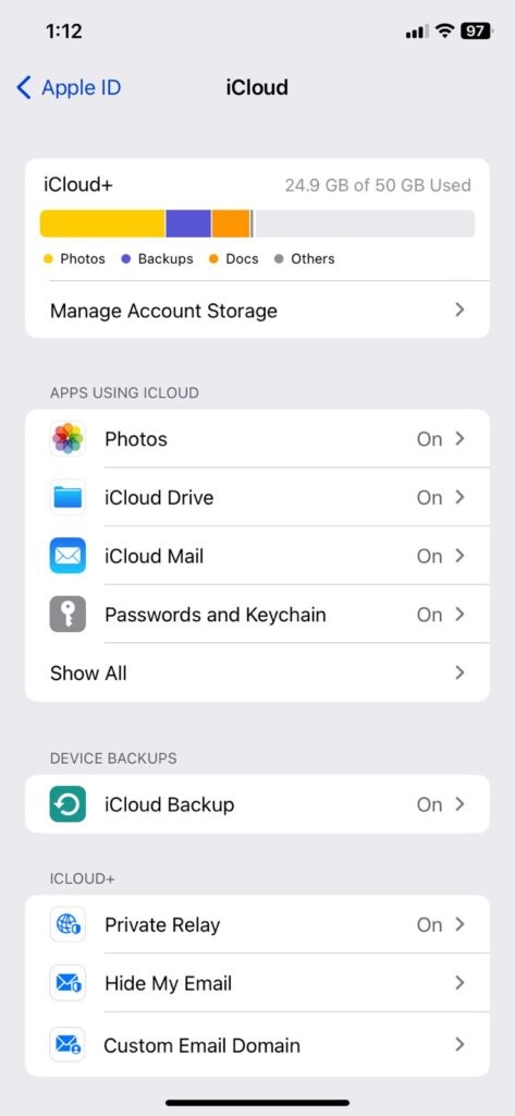 Almacenamiento de iCloud iPhone - Arreglar si iCloud Fotos No Sincroniza