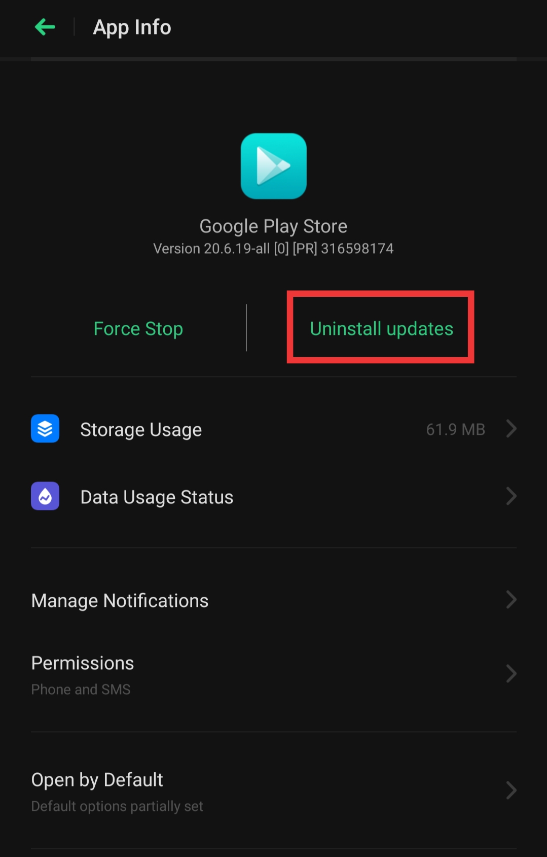 È richiesta l'autenticazione di Google Play