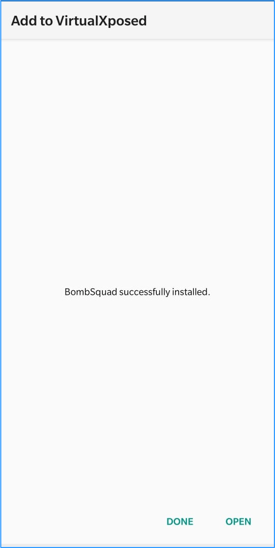 Bombsquad in Xposed installiert
