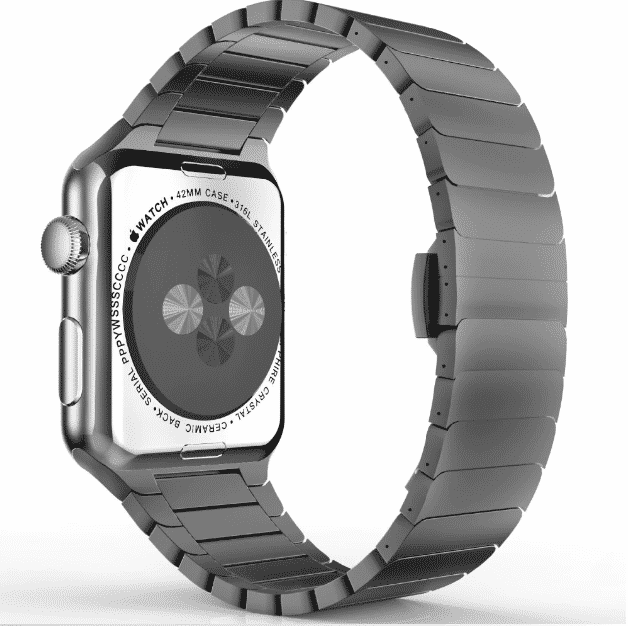 Esta é a Pulseira de Bracelete Esportiva para Apple Watch Series 5 de 44mm e 40mm.