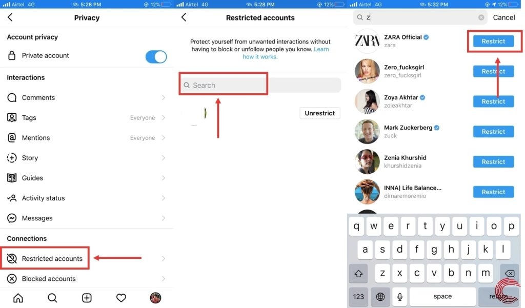 Qual è la differenza tra Bloccare e Limitare su Instagram?