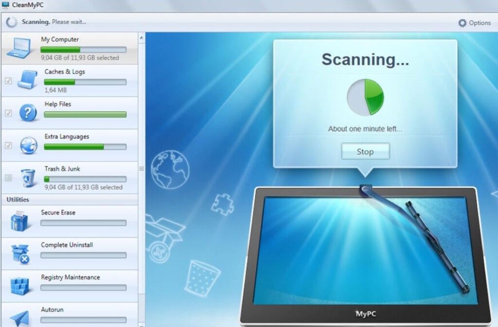 CleanMyPC - Bestes Windows-Reinigungswerkzeug