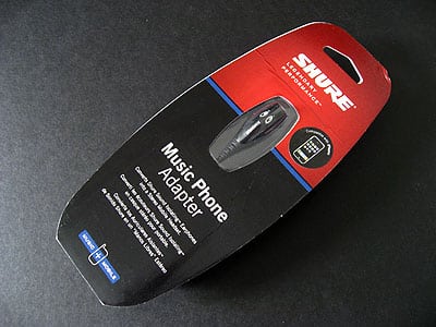 Bewertung: Shure Music Phone Adapter MPA-3c
