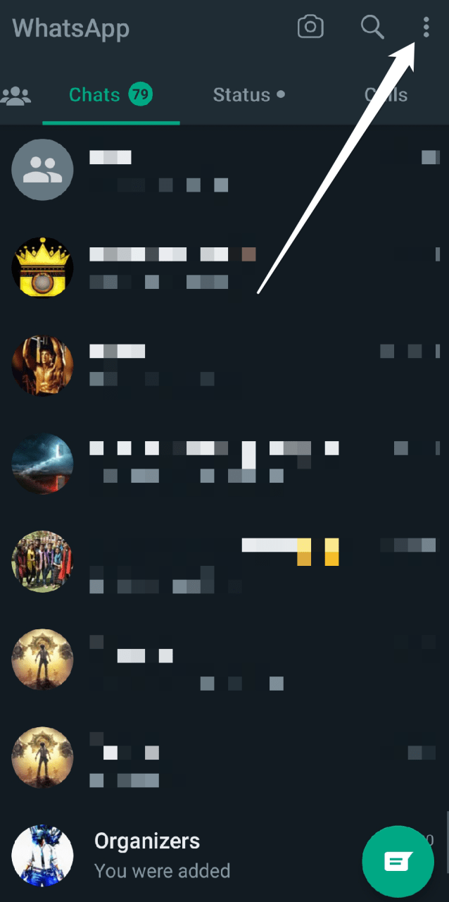 Screenshot einer View Once-Nachricht