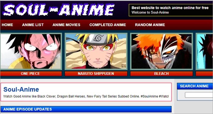 Sitios para Ver Anime
