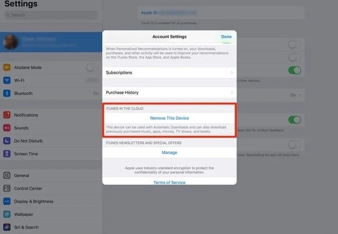 Wie man das iPad vom iPhone trennt?
