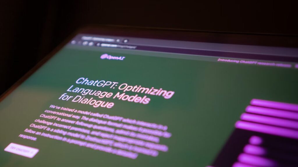Accesso e disconnessione di ChatGPT