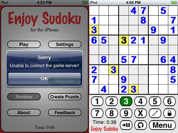 iPhone-Juwelen: Jedes Sudoku-Spiel, bewertet