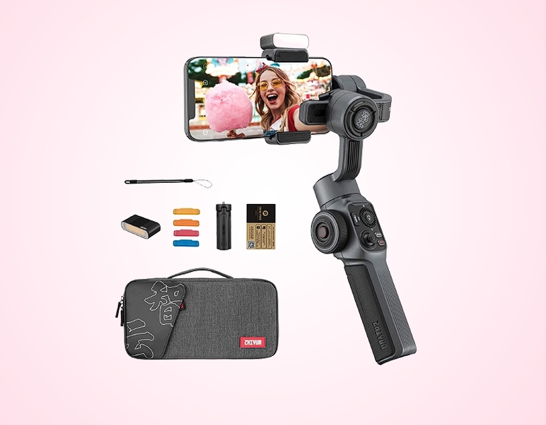 Zhiyun Smooth 5 Combo Estabilizador de Gimbal - Melhor Gimbal para iPhone