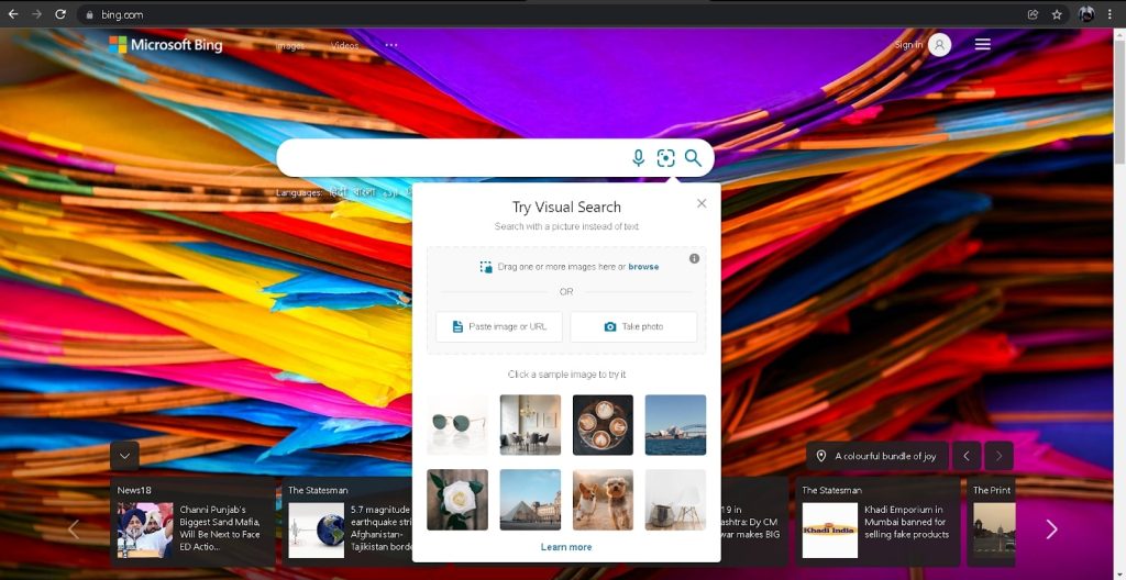 Ricerca inversa di immagini su Instagram