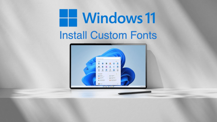 Установка пользовательских шрифтов в Windows 11
