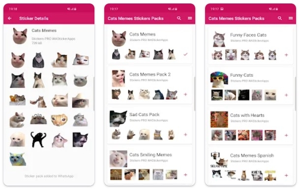 Stickers de Memes de Gatos Divertidos - Stickers Divertidos Para WhatsApp