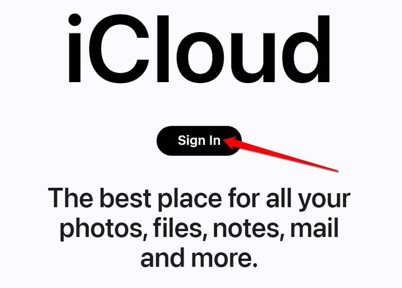 accedi a iCloud