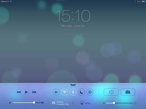 iOS 7 : Le Nouvel Écran de Verrouillage + Écran d'Accueil
