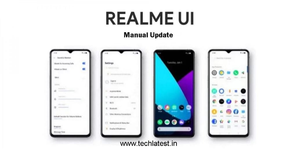 Suivi des mises à jour de Realme UI