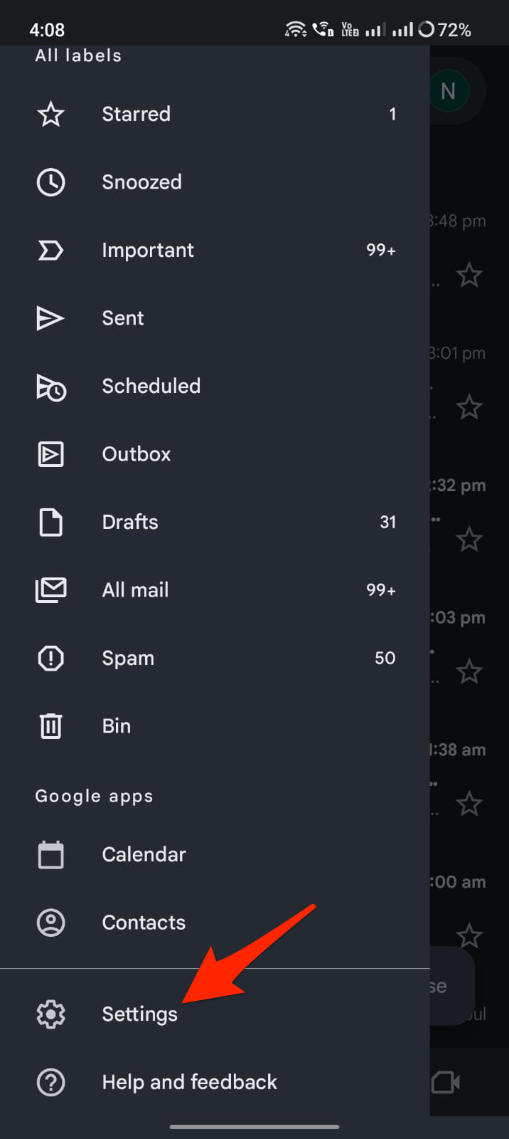 Configuración de Gmail