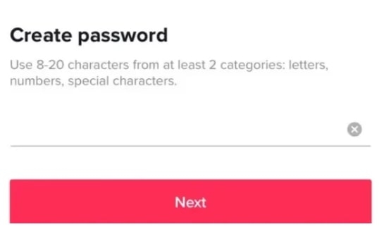 Passwort ändern - TikTok setzt sich zurück