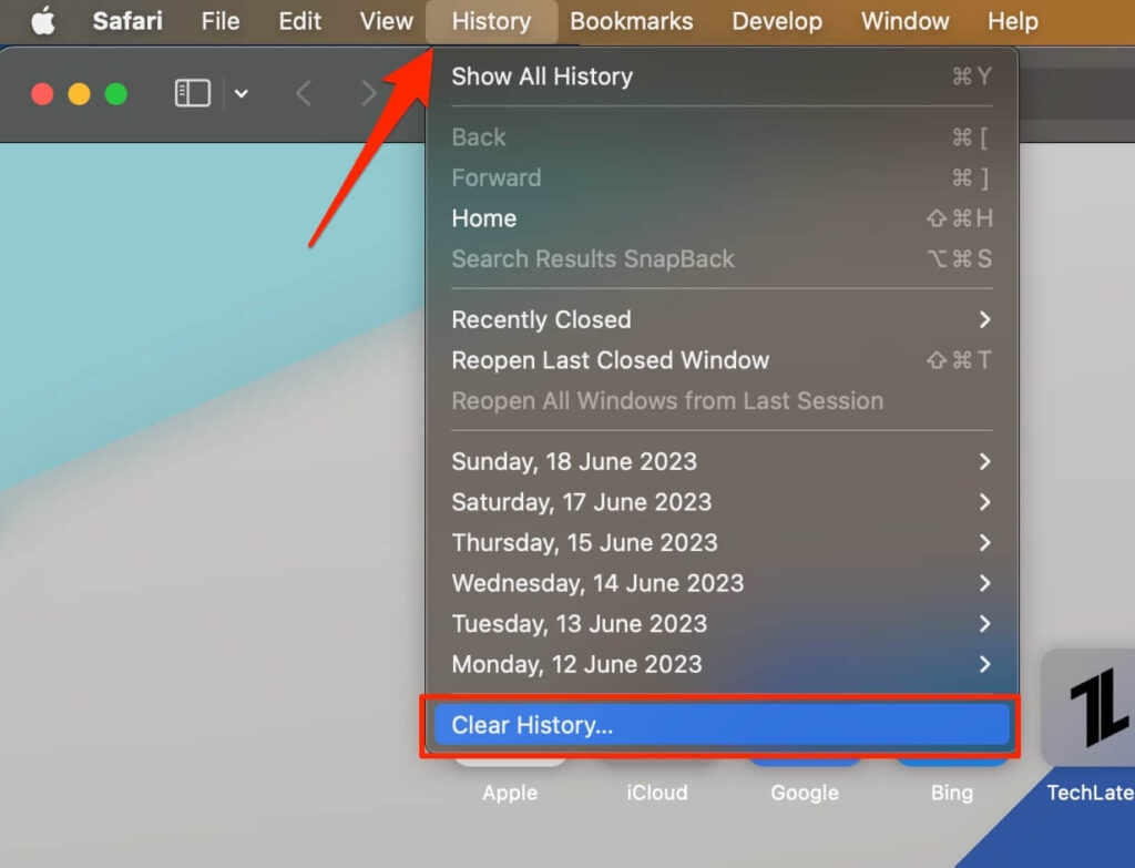 Effacer l'historique Safari - Erreur Safari ne peut pas établir de connexion sécurisée