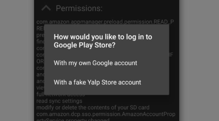 Yalp Storeログイン