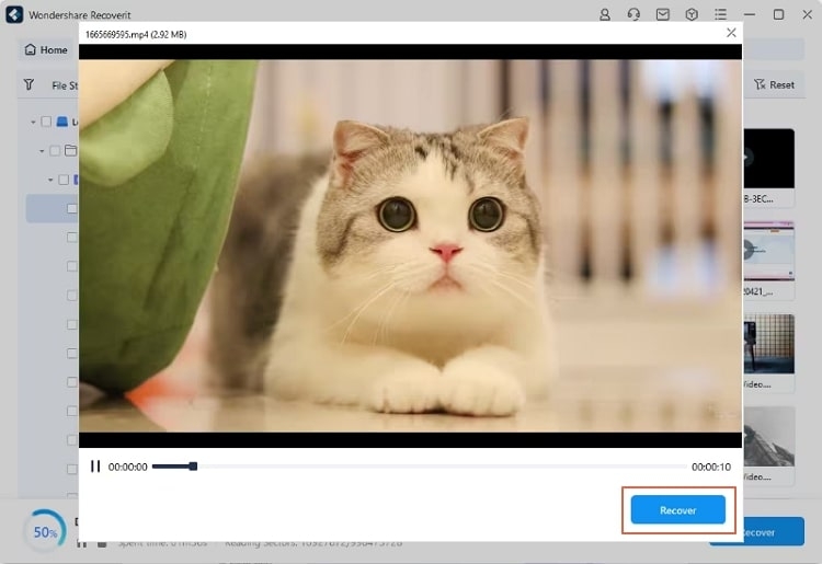 Wondershare Recoverit Enhanced Video Recovery