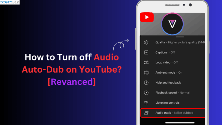 YouTube Revancedで自動吹き替え機能を無効にする