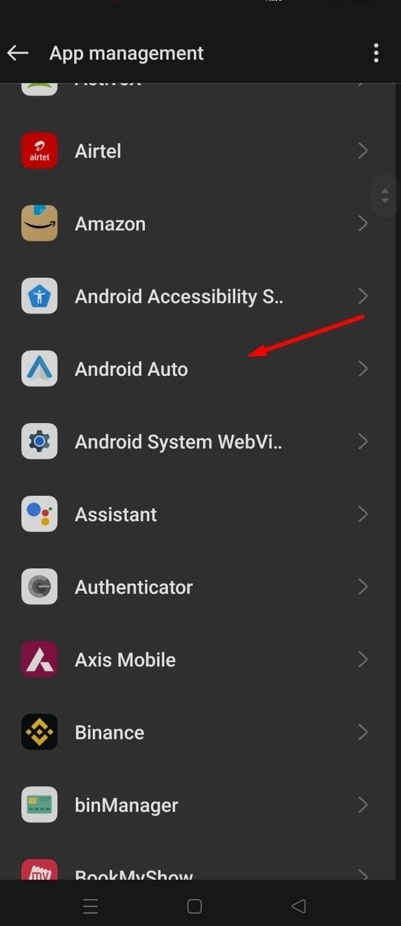 Desactivar Android Auto en tu teléfono